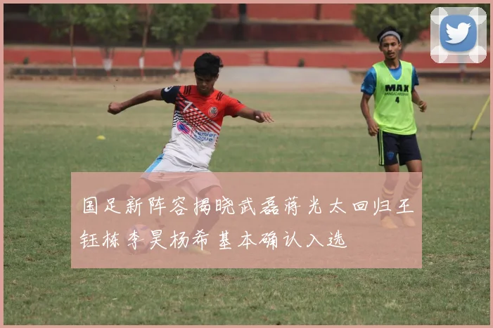 国足新阵容揭晓武磊蒋光太回归王钰栋李昊杨希基本确认入选